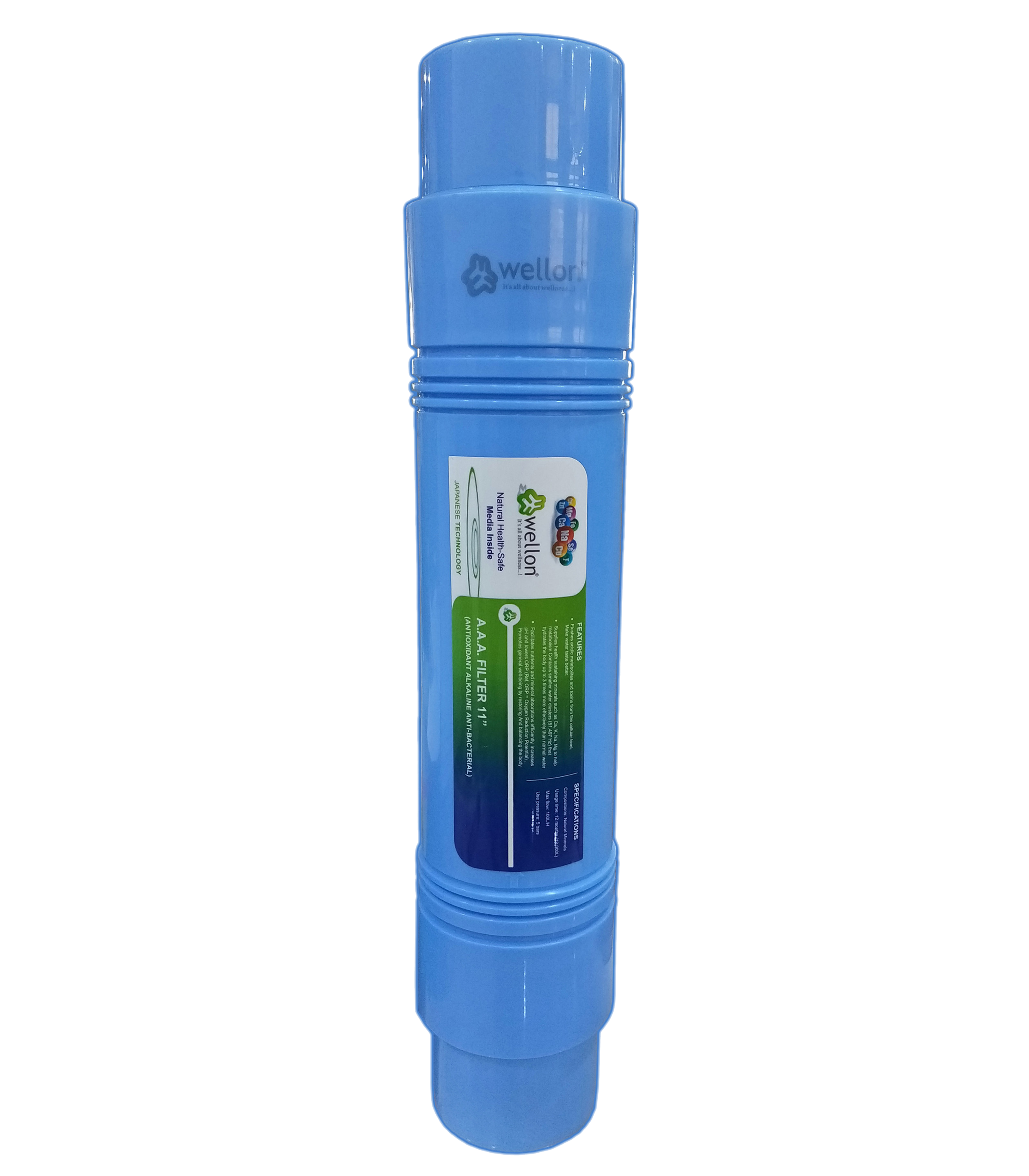 WELLON 11 Inch Alkaline Cartridge Filter