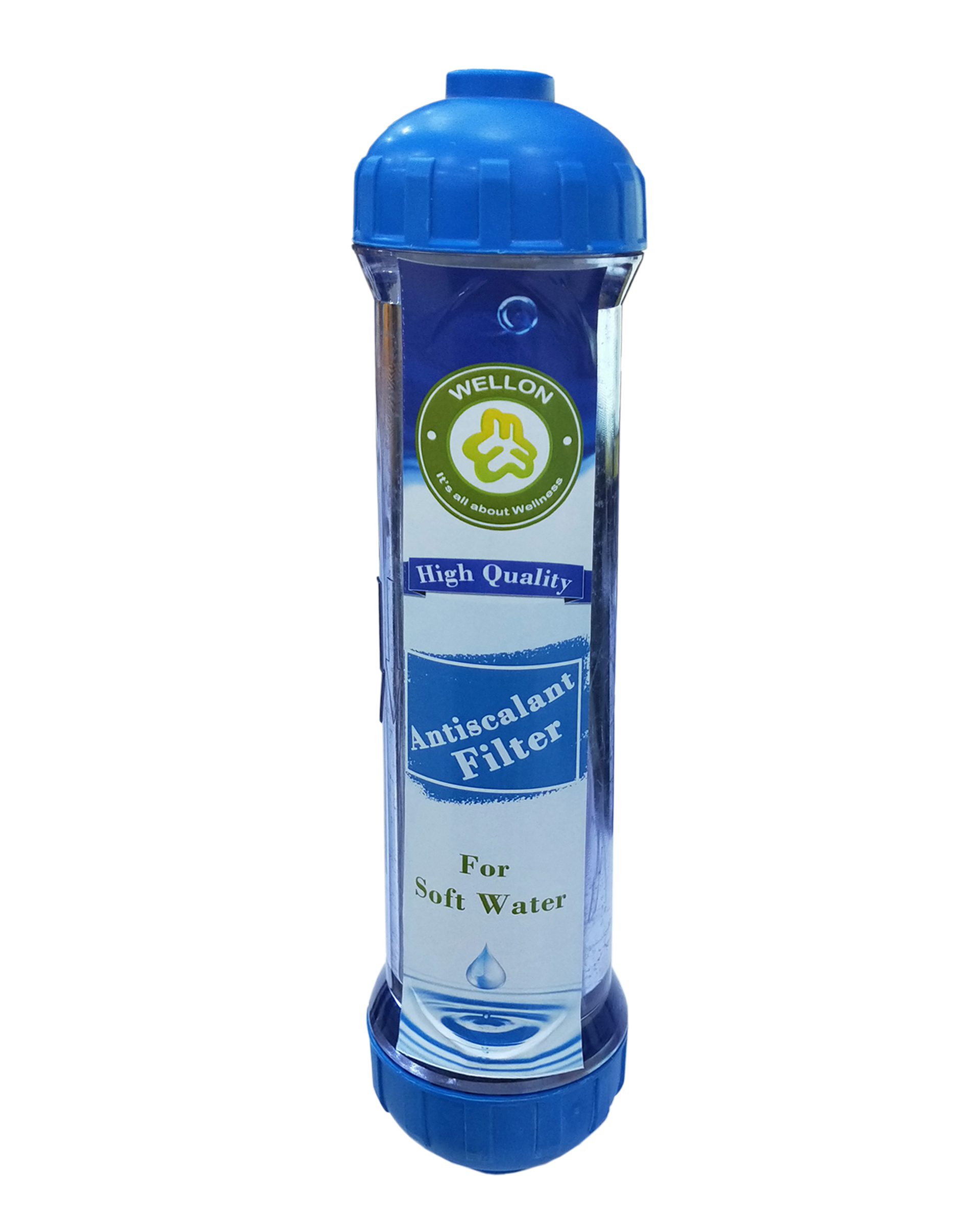 WELLON Antiscalant Filter with antiscalant Balls for Soft Water