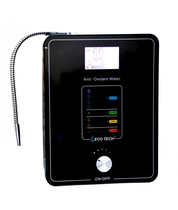 NECOTECH Platinum Coated Titanium 7 Plates New Panel Alkaline Water Ionizer System