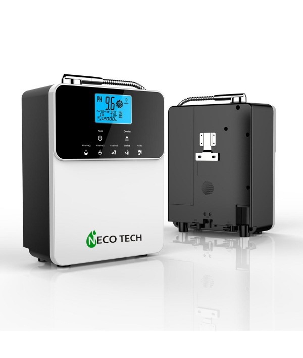 NECOTECH 11 plates Alkaline Water Ionizer Machine Without Valve (AL-808A) (White)