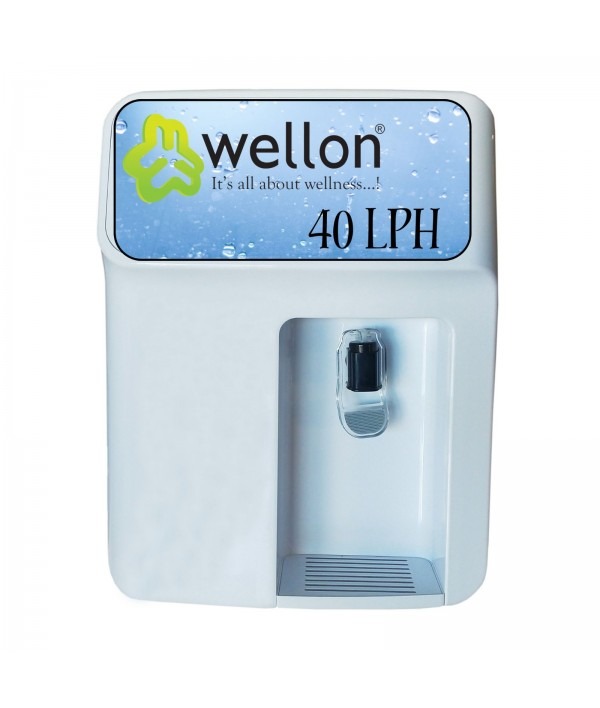WELLON 40 LPH RO+UV+UF+Alkaline Water System for Home, Hospitals & Schools