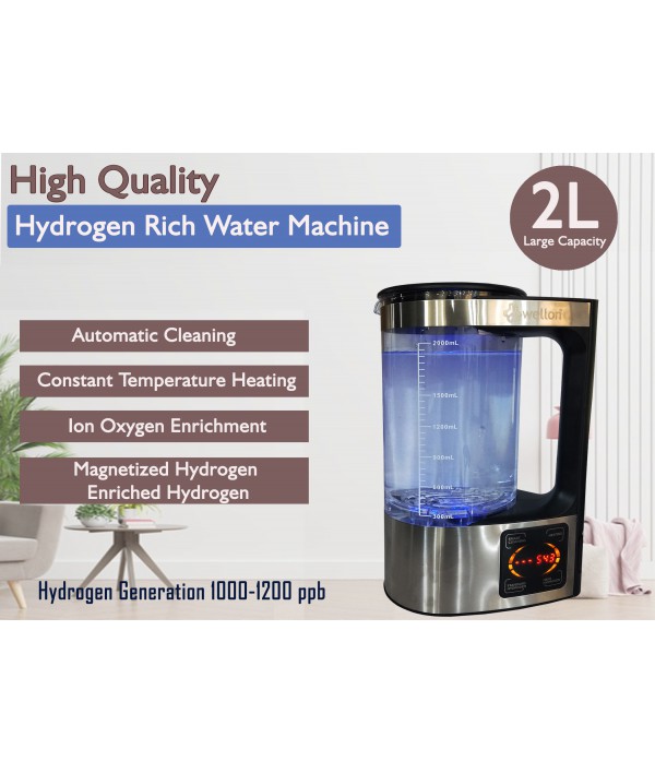 WELLON Micro-electrolysis of Hydrogen-rich Water Jug High Concentration Super Large Capacity 2L