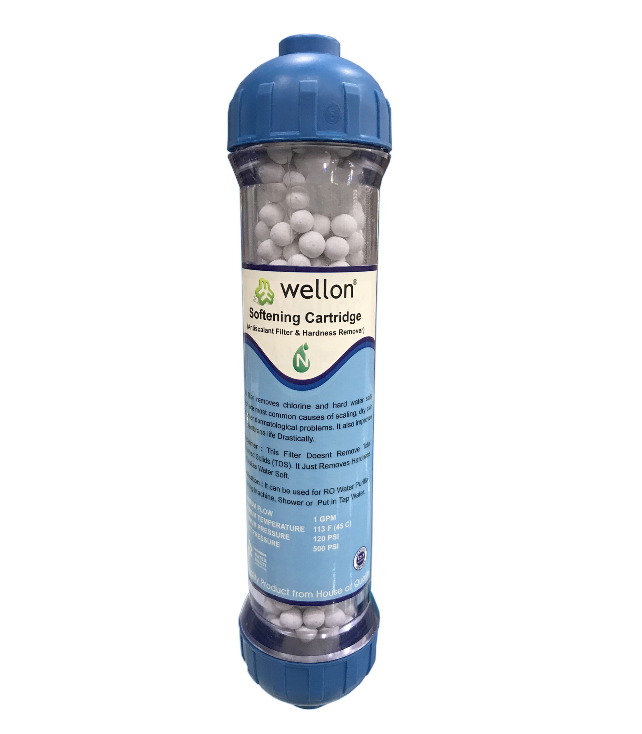 WELLON Water Softener Cartridge Made in USA