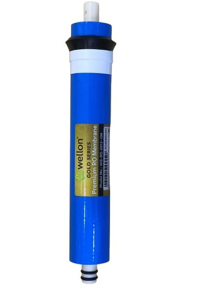 Wellon Gold 100 GPD RO Membrane (Blue) for Domestic Water Purifier | Works Up To 2500 TDS | High Rejection Rate | Universal Compatible