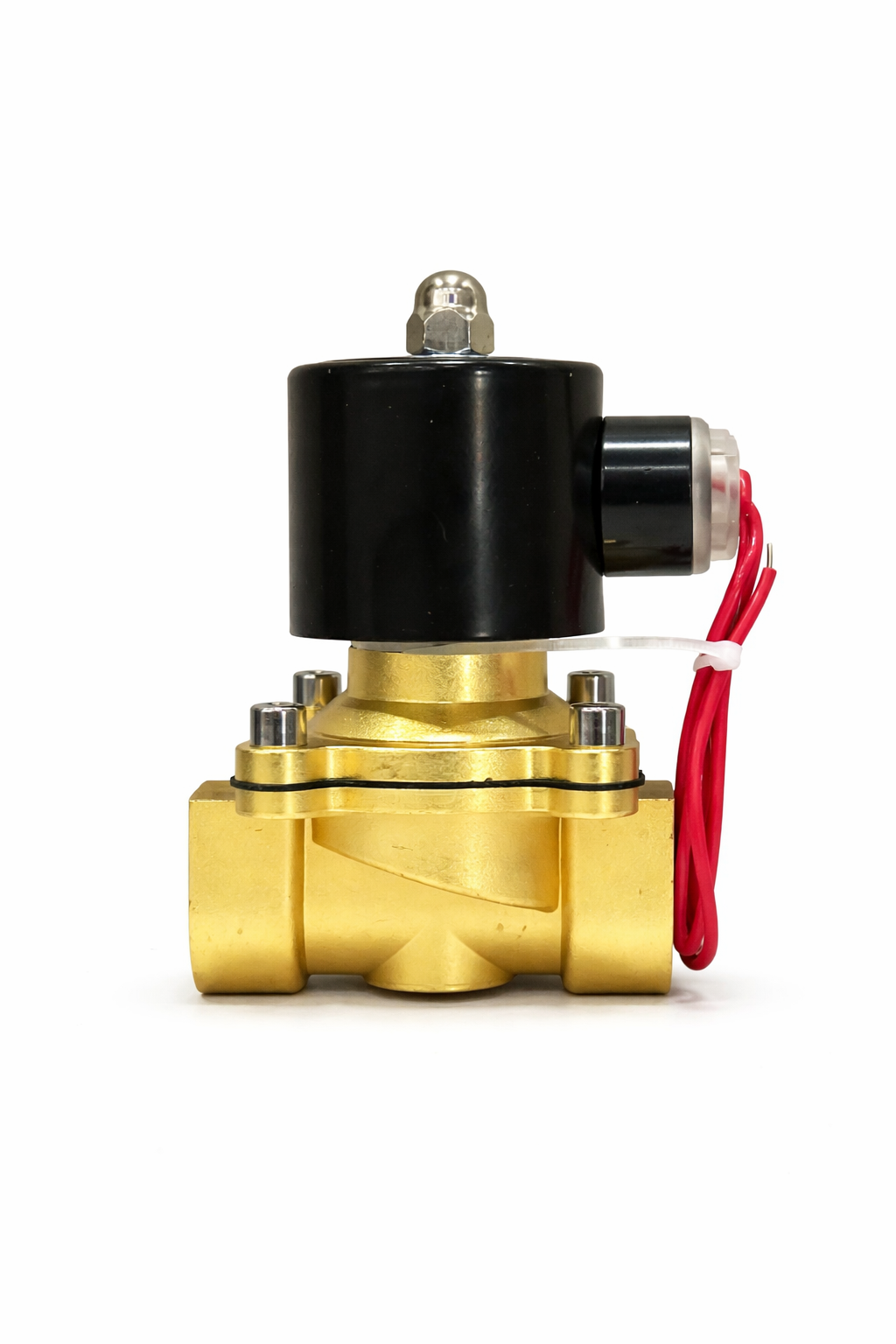 Wellon SV 220V 3/4 inch Brass Solenoid Valve – Normally Closed (NC), 3/4″ NPT Female