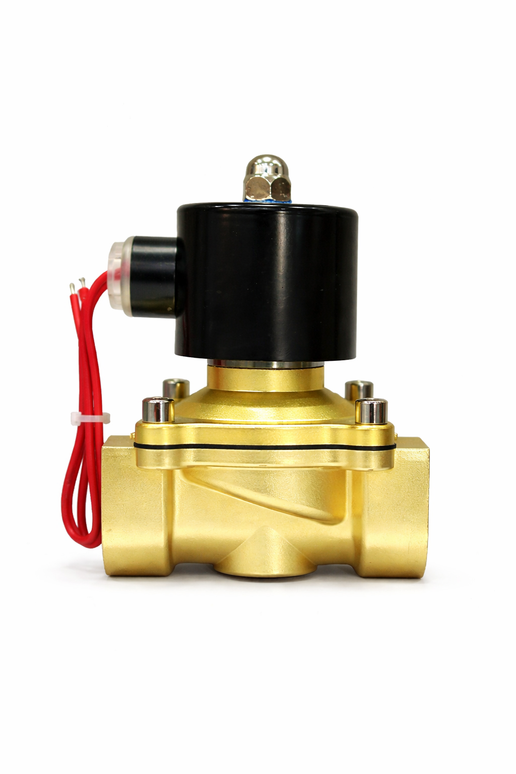 Wellon 1 Inch Brass Solenoid Valve 220V AC Normally Closed – Industrial Grade Water Control Valve