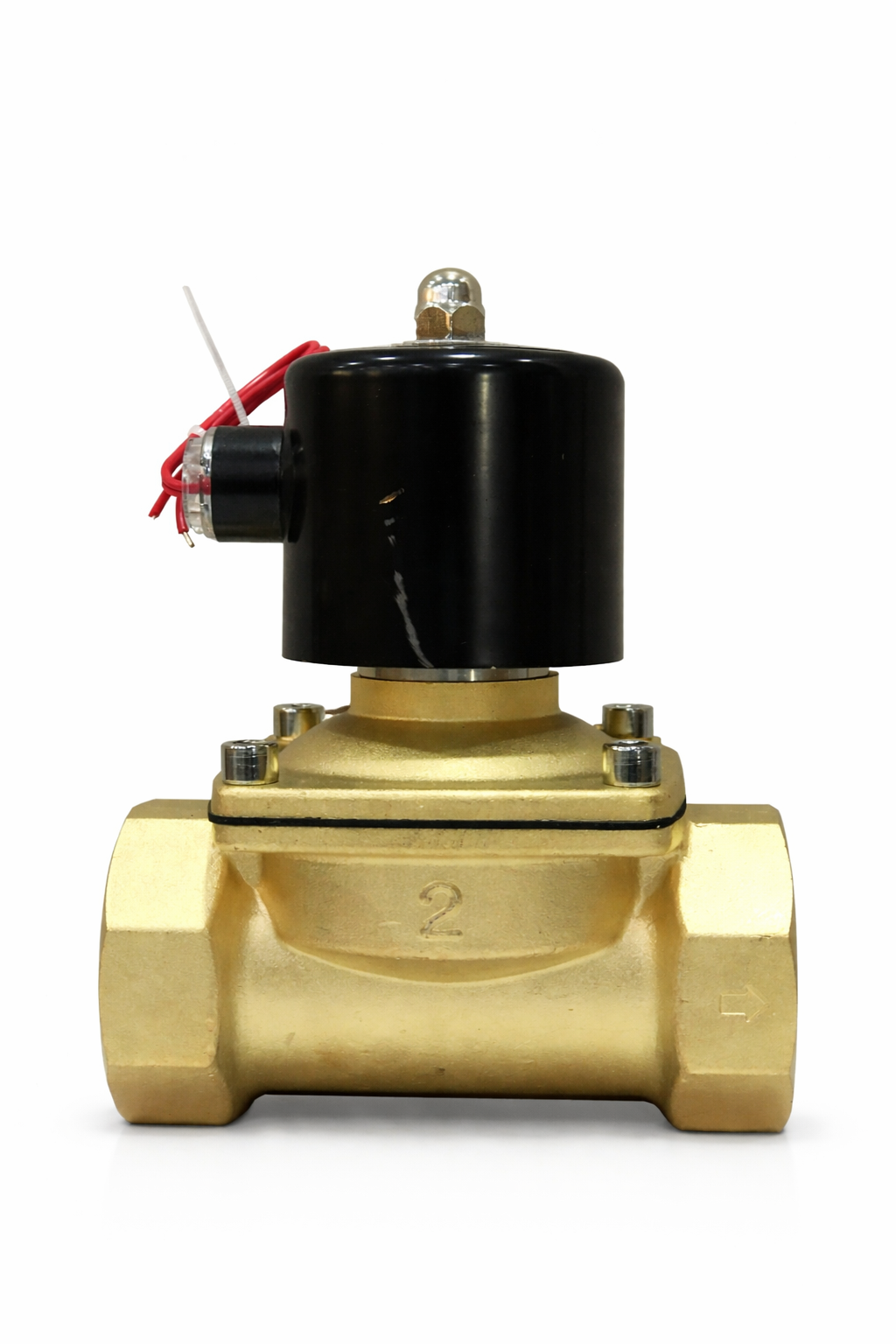 Wellon SV 220V 2 Inch Brass Solenoid Valve – Heavy Duty Industrial Water Control Valve (0–10 kg/cm²)