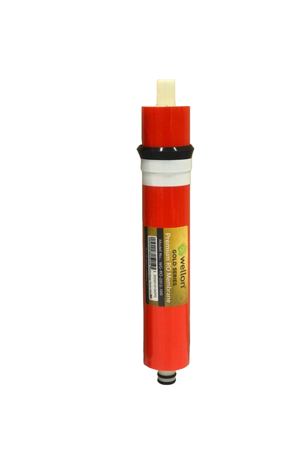 Wellon Gold 100 GPD RO Membrane (Orange) | Premium Domestic RO Filter | Works Up To 2500 TDS | High Rejection Performance